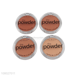 Online wholesale 4 colors oil-control long lasting matte pressed powder