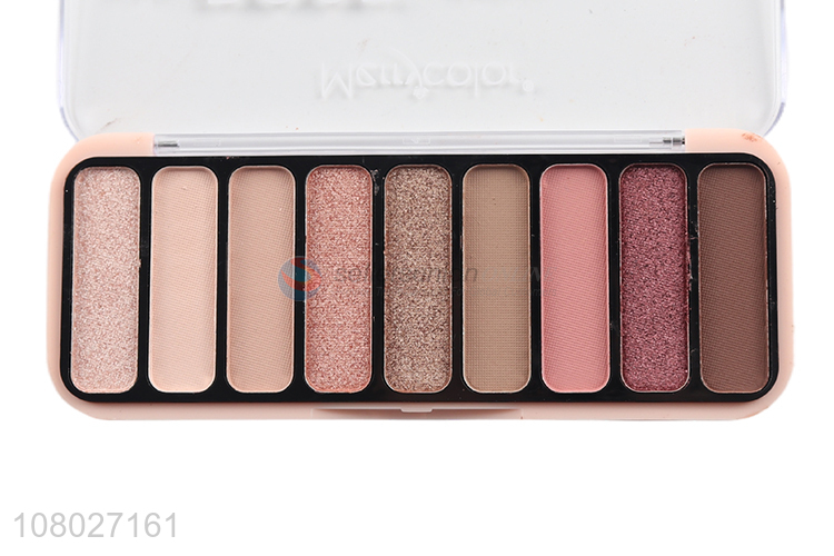 Latest imports 9 colors rose edition eyeshadow palette custom logo makeup