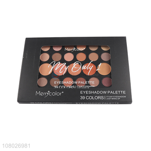 Top product  waterproof makeup 39 colors eyeshadow contour blusher palette