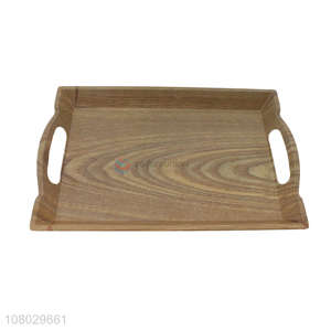 Hot items hotel restaurant wood grain serving tray melamine food trays