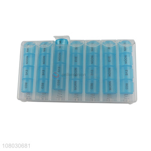 Cheap price plastic weekly medicine storage box for sale