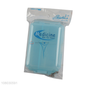 Wholesale cheap price blue plastic medicine case storage box