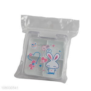 Wholesale from china plastic 4compartments pill box medicine box