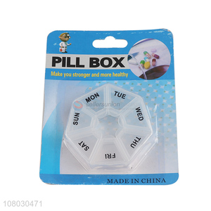 China products plastic weekly pill case medicine box
