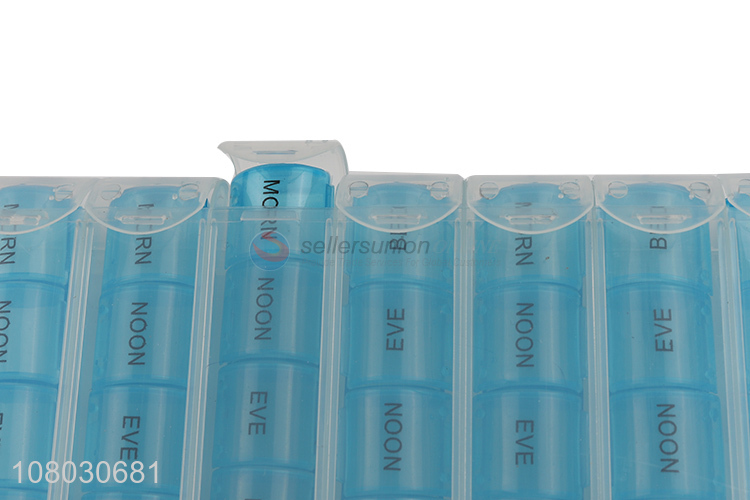 Cheap price plastic weekly medicine storage box for sale