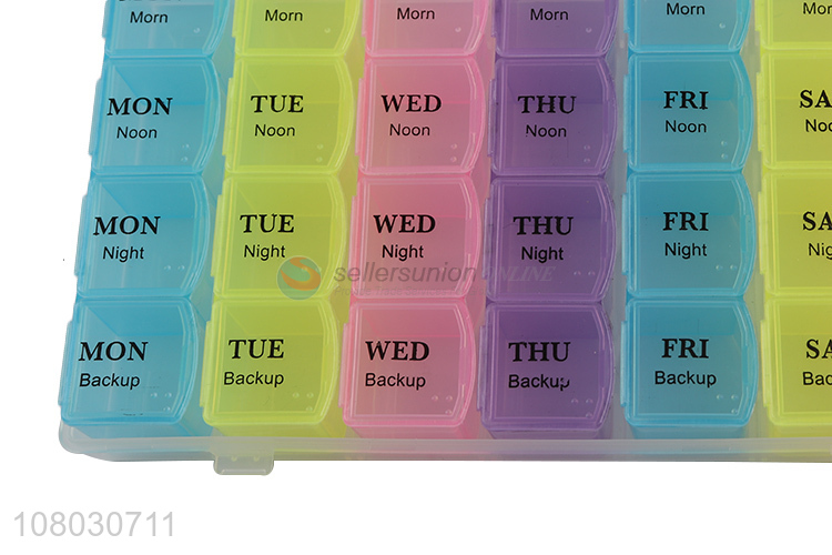 Most popular portable travel plastic pill case medicine box for sale
