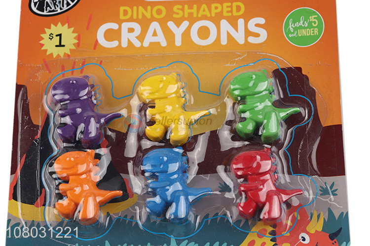 Good price creative color dinosaur crayons set wholesale