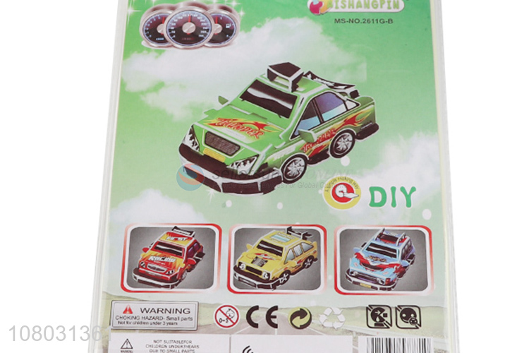 Cheap price eco-friendly creative car 3D puzzle toys for children