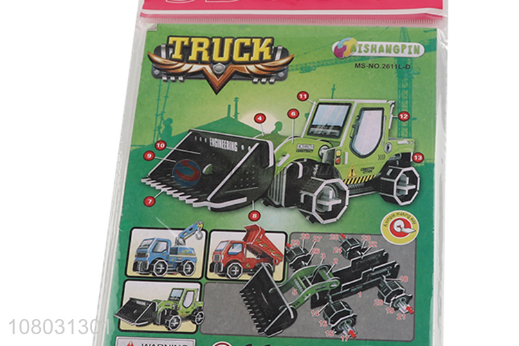 New products creative truck 3D puzzle toys educational toys