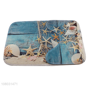 Wholesale from china 2pieces printed floor mat for home decoration