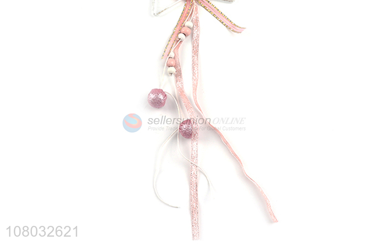 China factory pink christmas hanging ornaments for home decoration