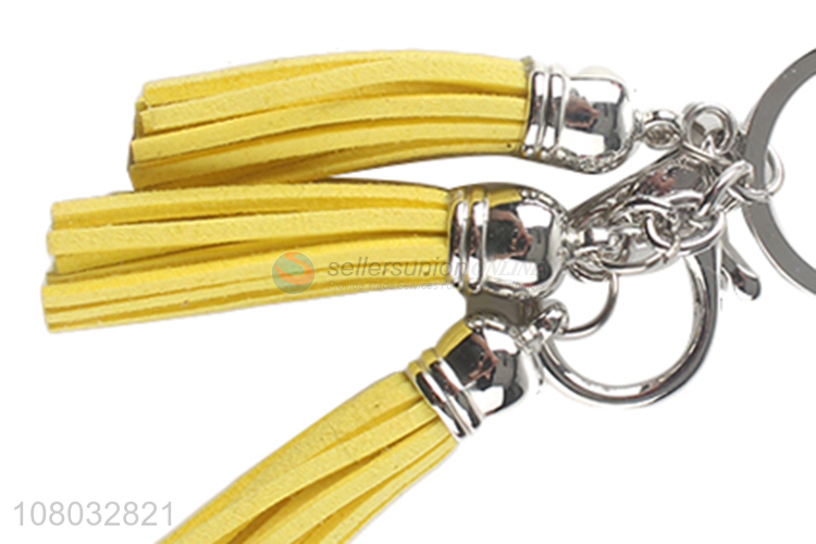 High quality simple tassel pendant creative keychain