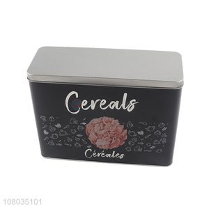 New Arrival Food Packing Tin Can Cereals Jar Metal Box
