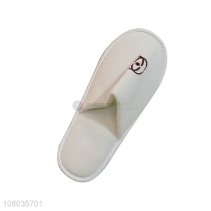 Hot sale white simple household slippers hotel disposable slippers