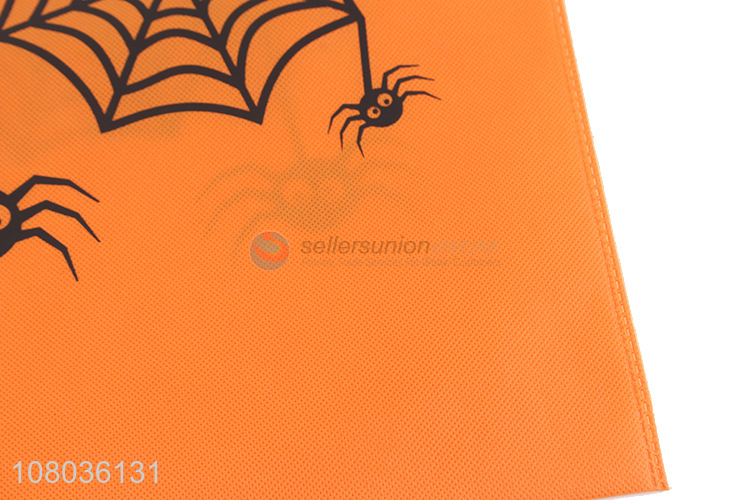 Good selling orange halloween style non-woven fabric shopping bag