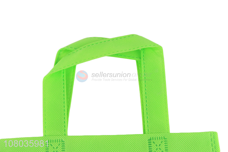 New arrival green halloween style shopping bag with handle