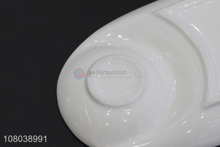 Yiwu wholesale creative sushi plate hotel ceramic tableware