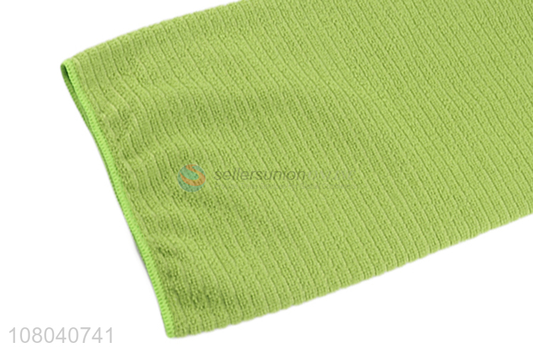New product green polyester cleaning towel for household kitchen