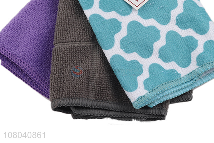 Low price wholesale multicolor kitchen cleaning towel set