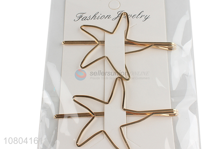 Yiwu market star shape fashion women hairpin hair accessories