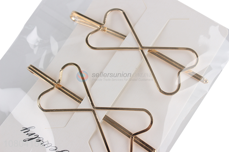 Top products bowknot shape alloy women fashion hairpin for sale