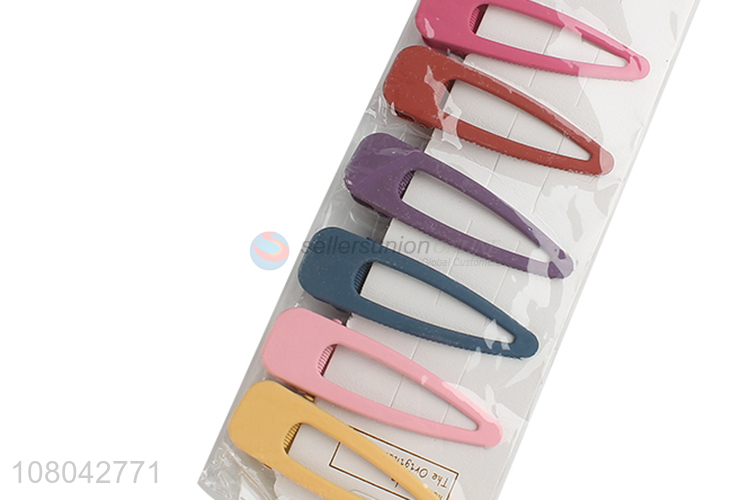 Best selling colourful cute hairpin girls hair clips for decoration