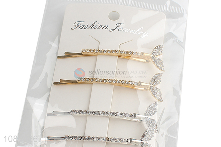 Popular products 4pieces alloy women hairpin hair clips