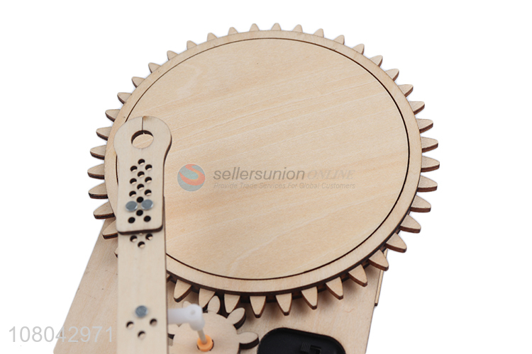 Wholesale 3D wooden drawing machine puzzle children inteligent toy