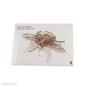 Top product 3D wooden longicorn puzzle model toy for <em>birthday</em> <em>gifts</em>