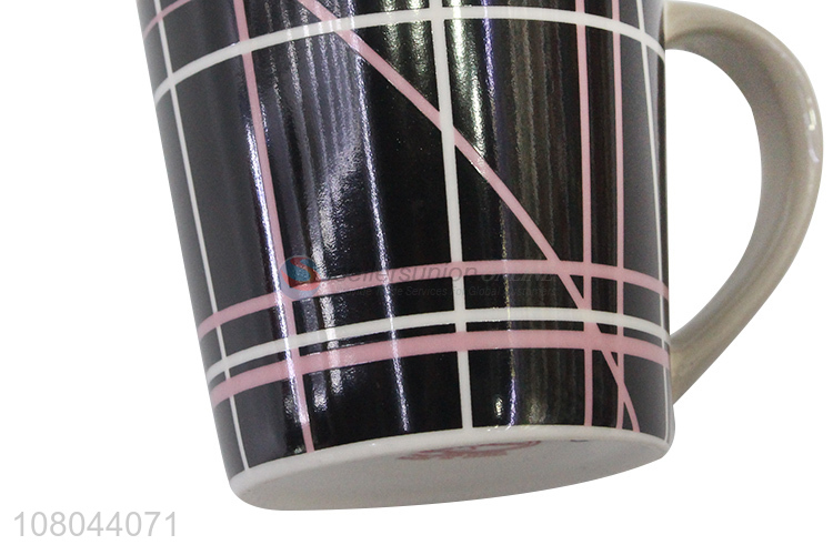Low price wholesale ceramic water cup office drinking cup