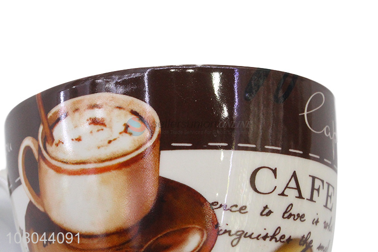 Yiwu wholesale ceramic water cup office coffee cup