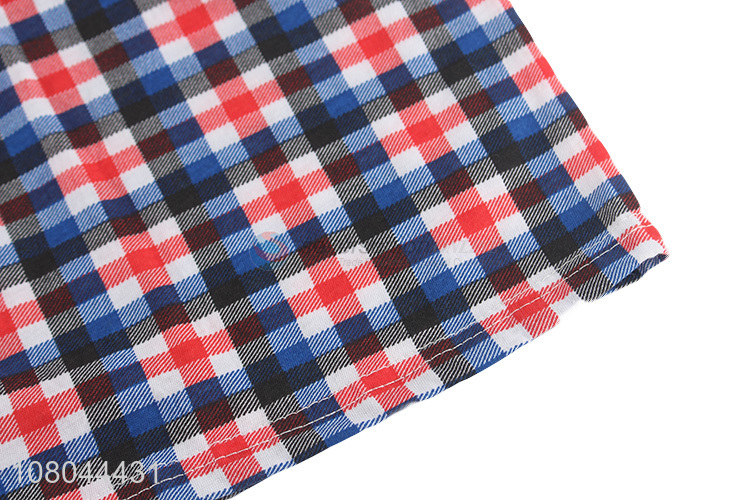 Yiwu wholesale plaid shorts home pajamas shorts for men