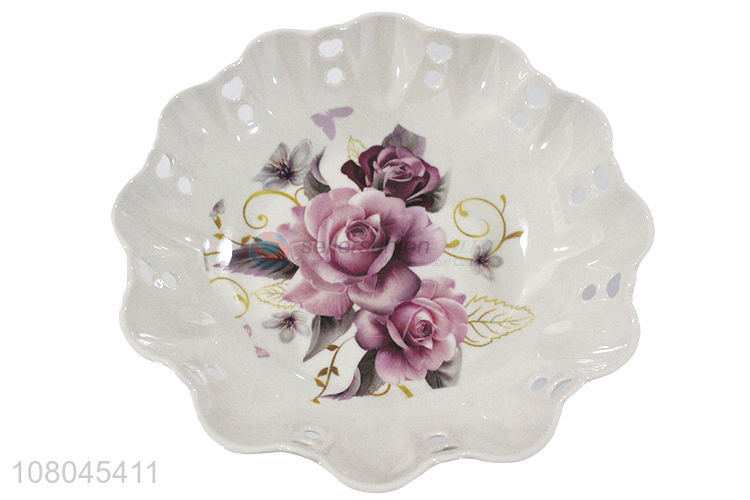 Top Quality Melamine Serving Tray Fruit Tray With Base