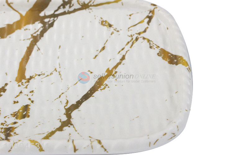 Good Sale Non-Slip Melamine Tray Food Tray Fruit Tray