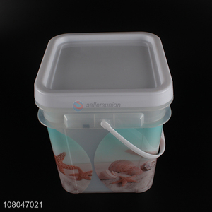 Fashion 9L Plastic Square Bucket Storage Bucket