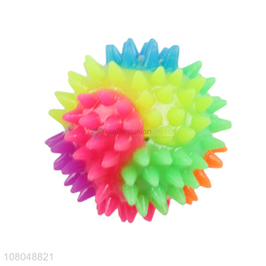 Good price colourful anti-stress flashing ball toys