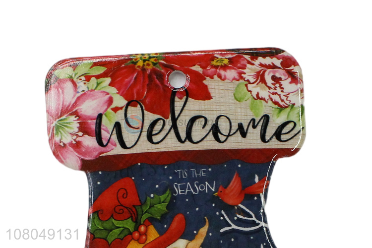 Popular Color Printing Sock Shape Placemat Potholder