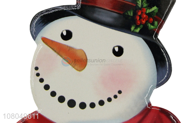 New Design Snowman Shape Pot Pad Ceramic Placemat