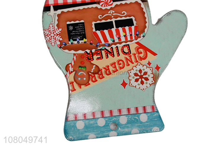 High Quality Glove Shape Ceramic Placemat Table Mat