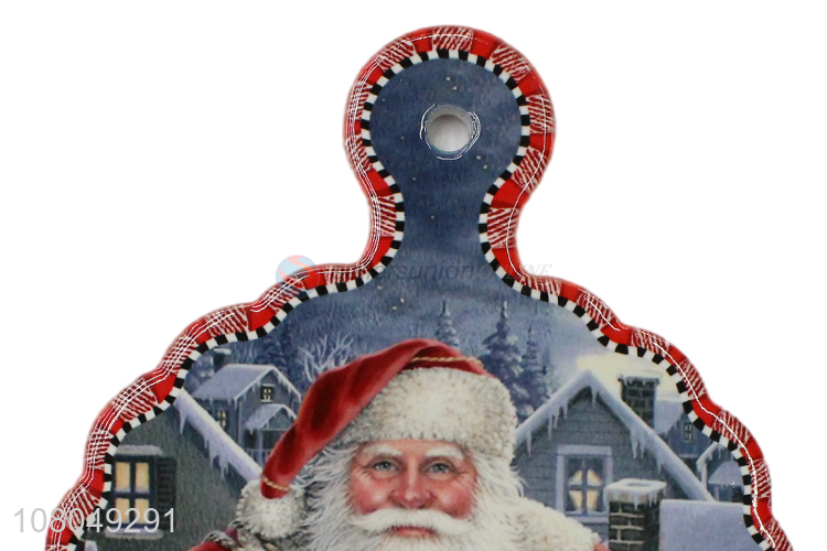 Hot Sale Santa Claus Pattern Placemat Ceramic Table Mat