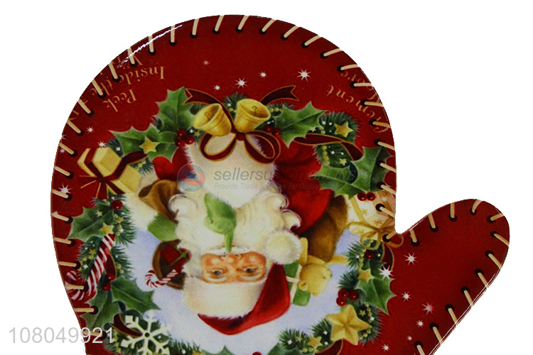 Personalized Glove Shape Ceramic Placemat Popular Heat Pad