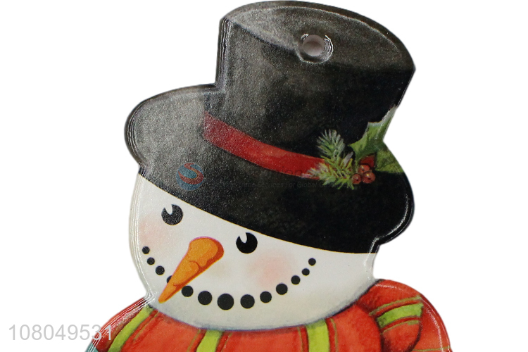 Best Selling Christmas Snowman Shape Ceramic Placemat Table Mat