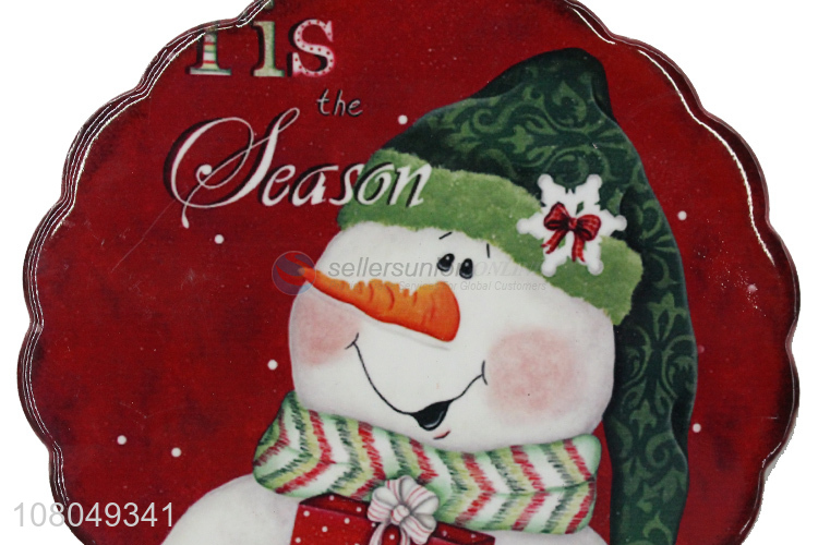 Cute Printing Ceramic Placemat Christmas Decoration Table Mat