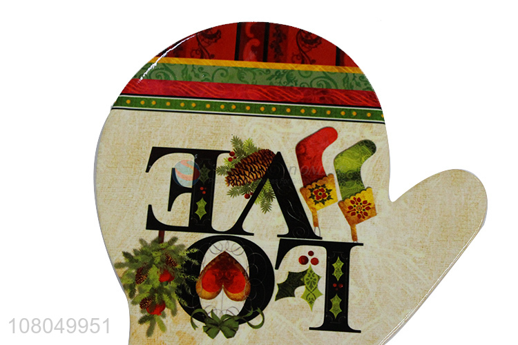 New Design Glove Shape Ceramic Placemat Decorative Table Mat