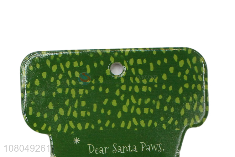 New Style Christmas Stocking Shape Ceramic Placemat
