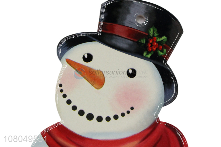 High Quality Christmas Snowman Shape Ceramic Pot Pad Placemat