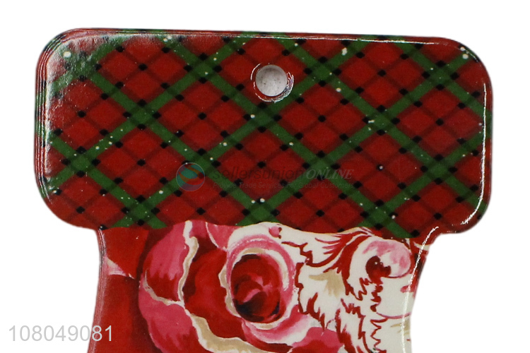 Hot Sale Christmas Series Sock-Shaped Placemat Pot Holder