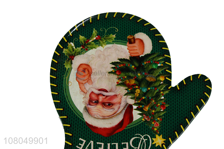 Custom Glove Shape Ceramic Placemat Kitchen Pot Pad