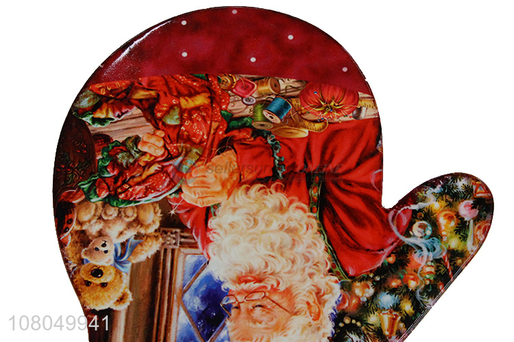 Best Quality Glove Shape Table Mat Ceramic Placemat