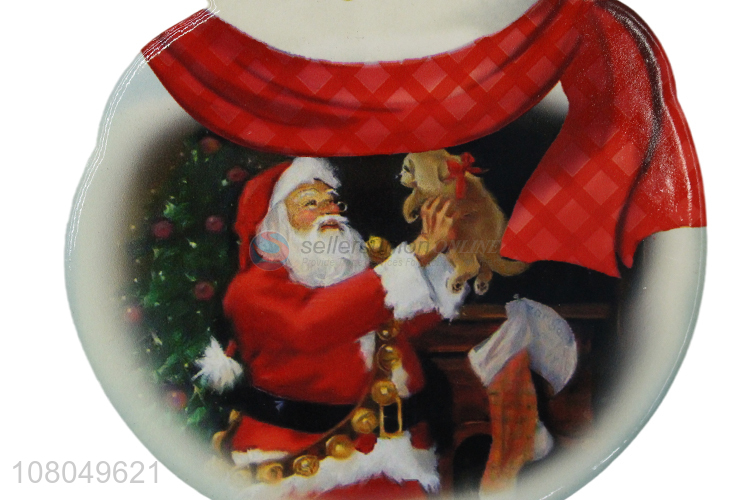 Custom Cartoon Snowman Ceramic Placemat Cheap Pot Pad